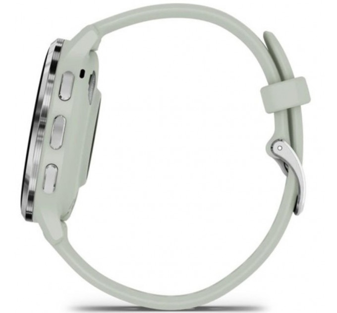 Смарт-часы Garmin Venu 3S Silver Stainless Steel Bezel with Sage Gray Case and Silicone Band (010-02785-01/51)
