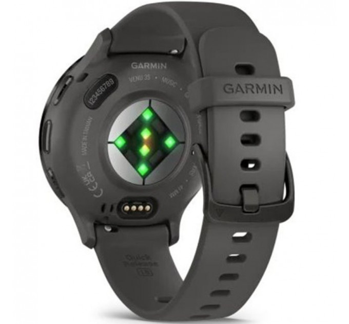 Смарт-часы Garmin Venu 3S Slate Stainless Steel Bezel with Pebble Gray Case and Silicone Band (010-02785-00/50)