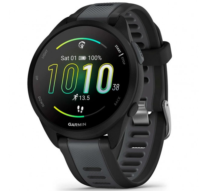 Смарт-часы Garmin Forerunner 165 Black with Slate Gray Band (010-02863-20/A0/AC)