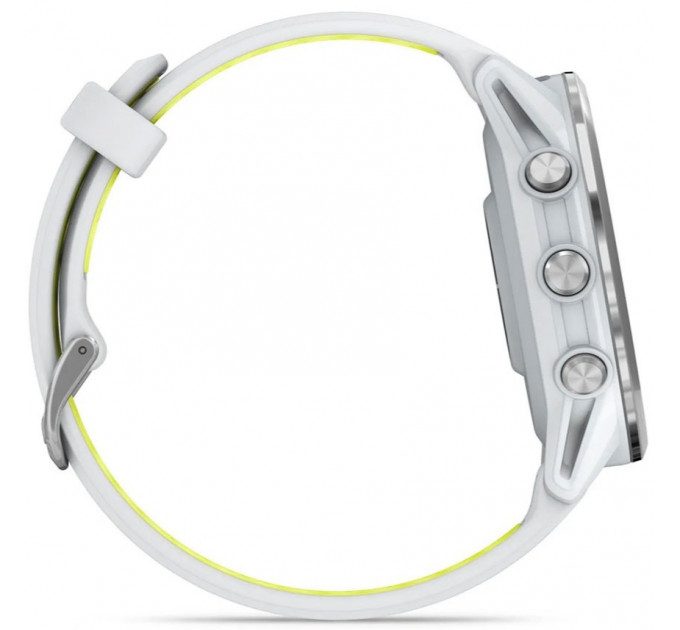 Смарт-часы Garmin Forerunner 970 Titanium Bezel with Whitestone Case and Whitestone/Tidal Amp Yellow Band (010-02969-01/11)