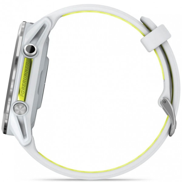 Смарт-часы Garmin Forerunner 970 Titanium Bezel with Whitestone Case and Whitestone/Tidal Amp Yellow Band (010-02969-01/11)