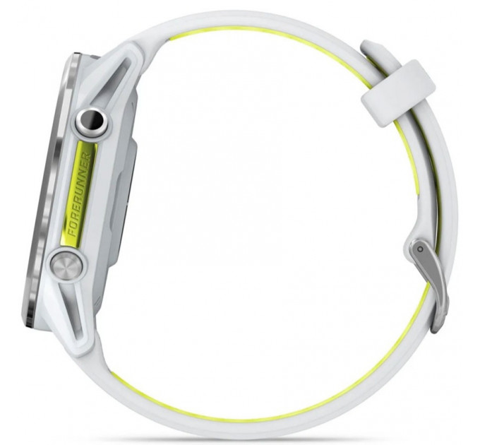 Смарт-часы Garmin Forerunner 970 Titanium Bezel with Whitestone Case and Whitestone/Tidal Amp Yellow Band (010-02969-01/11)