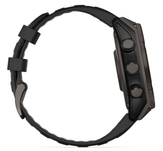 Смарт-часы Garmin Fenix 8 47mm Sapphire Solar Carbon Gray DLC Titanium/Black Silicone Band (010-02906-10/11/70)