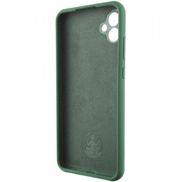 Чохол Silicone Cover Lakshmi Full Camera для Samsung Galaxy A07 Dark Green (AA)
