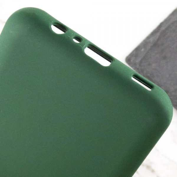 Чохол Silicone Cover Lakshmi Full Camera для Samsung Galaxy A07 Dark Green (AA)