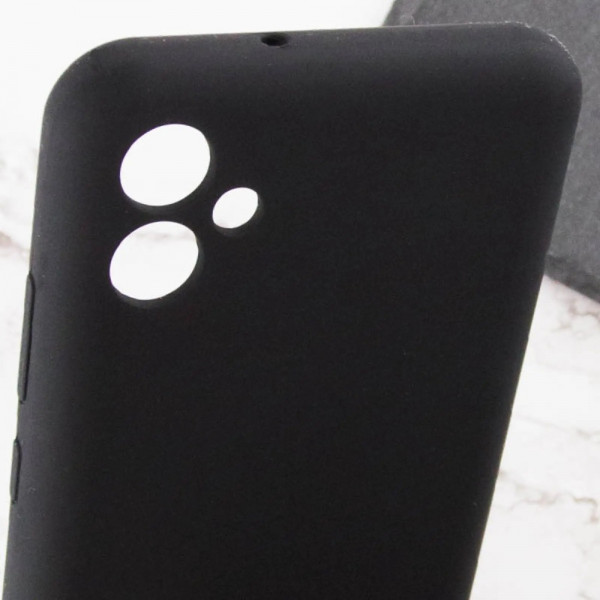 Чохол Silicone Cover Lakshmi Full Camera для Samsung Galaxy A07 Black (AA)