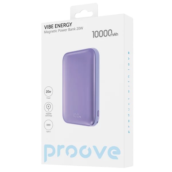 Мобильный Power Bank Proove Vibe Energy 10000mAh Lilac (PBVE20020009)