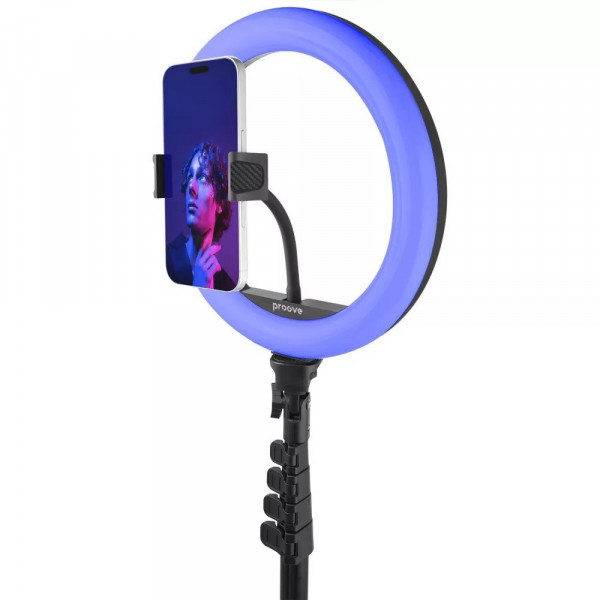 Кільцева RGB лампа 12см Proove Halo White (PLRL12100401)