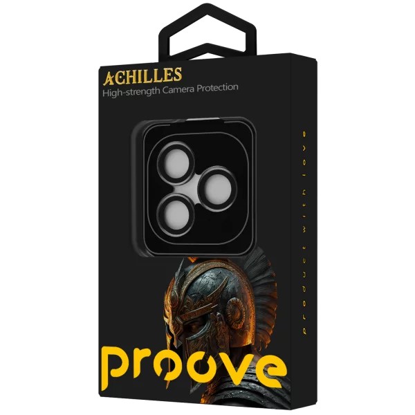 Захист фотокамери Proove Achilles iPhone 17 Pro/17 Pro Max Black (CPPAIP17PM01)
