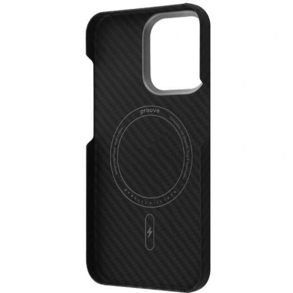 Чехол Proove Carbon Slim with MagSafe для iPhone 14 Black (PCCSIP140002)