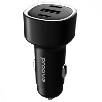 Автомобільний зарядний пристрій Proove Flash 60W 2Type-C+USB Black (CCFL60111201)