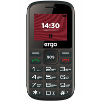 Мобільний телефон Ergo R202 Dual Sim Black