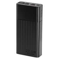 Зовнішній акумулятор Power Bank Yenkee YPB 2031 20000mAh PD20W + QC22.5W Black