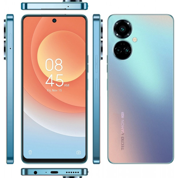 Tecno Camon 19 Pro (CI8n) 8/128GB NFC Polar Blue (4895180784460)