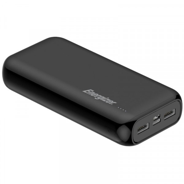 Внешний аккумулятор Power Bank Energizer UE20010-20000 mAh Li-pol+TYPE-C Black