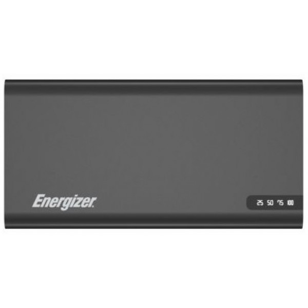 Внешний аккумулятор Power Bank Energizer UE10047PQ-10000 mAh Li-pol+TYPE-C PD Black