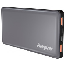 Внешний аккумулятор Power Bank Energizer UE10015PQ-10000 mAh Li-pol+TYPE-C PD Grey