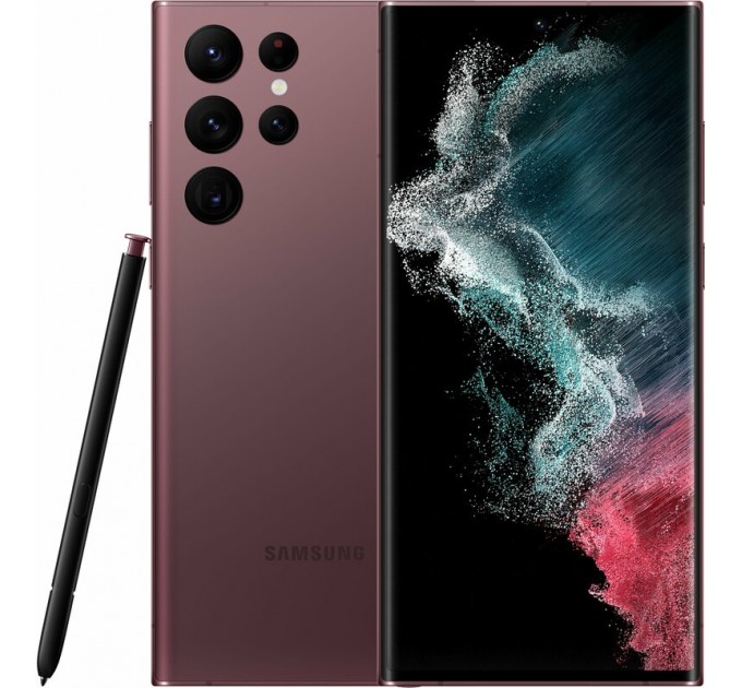 Samsung Galaxy S22 Ultra 5G 128GB Dark Red (SM-S908BDRDSEK)